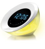 LED Table Mood Lamp with Alarm Clock