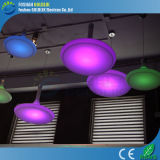Restaurant Theme Decor RGB Color Changeable Commercial LED Pendant Lighting