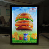 Wall Menu Light Box or Super Slim Energy Saving Crystal Light Box or Super Slim Crystal LED Advertising Light Box