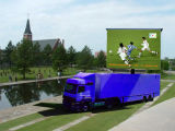 Outdoor Movable 3 Side Truck LED Display