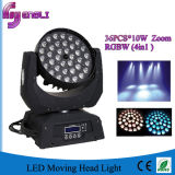 36PCS *10W 4in1 LED Stage Moving Head Wash Light (HL-005YS)