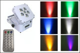 New Patented Products Sharpy Flower Beam RGBWA+UV in 1 LED PAR Light for Night Club DJ Disco