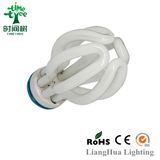 Super Compact High Lumen 60ww 65W CFL Glass Tube 20W Popular Lotus Energy Saving Light Bulb CFL Tube