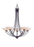 Pendant Light With Opal Glass Shade / Chandelier