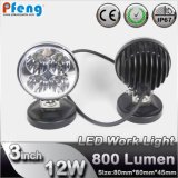 China Car Accessory LED Lighting 12W LED Work Light