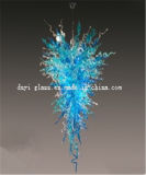 Blue Blow Glass Pendant Chandelier for Bar Decoration