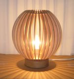 Small Bedside Wooden Table Lamp (HLML5037)
