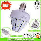 E27 30W 3600lumen LED Garden Light with ETL Approved
