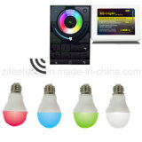 6W RGBW E27 E26 B22 Lamp Base LED Garden Light
