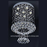 Round Chandeliers LED Lamp Ceiling Crystal Lighting