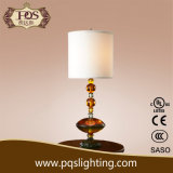 Modern Orange Transparent Resin Ball Table Lamp