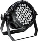 LED PAR Light 54*3W RGBW Waterproof Die-Cast Alu 8CH