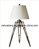 Iron Folding Tripod Table Lamp (HBT-6099)
