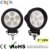 Round 5'' 18W LED Work Light with CE, RoHS (CK-WE0603A)