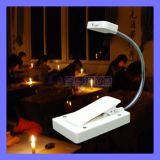 0.5W Portable Clip Light Solar Desk Light USB LED Table Night Light Lamp Study LED Rechargeable Lamp