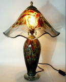 Murano Crystal Tiffany Table Lamps with LED Book Light