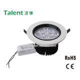 12W LED Downlight, Ceiling Light with White Aluminum House