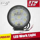 9PCS*3W 27W High Intensity 10-30V Round 27W LED Work Light