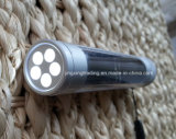 Portable Aviation Aluminum Alloy LED Solar Flashlight (JX-SF009-2)