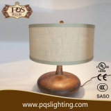Wooden Plate Table Lamp for Home Decoration