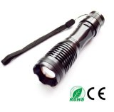 AAA /18650 T6 10W CREE Zoomable LED Flashlight