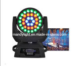 Stage LED Moving Head Light/36PCS10W RGBW (Quad) 4-in-1 LED Moving Head Wash Light with Zoom/Focus (MD-B017)
