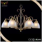 antique glass bronze decoration E14 cheap chandelier (MT242)