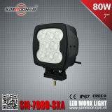 IP67 7 Inch (8PCS*10W) 80W CREE LED Work Driving Light (SM-7080-SXA)