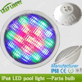 Plastic Housing LED Swimming Pool Light PAR56 18*1W High Power LED Pool Lamp White, RGB