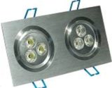Double 3*1W Square Recessed LED Ceiling Lights