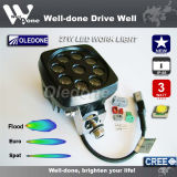 9-32V 27W 2970 Lumens, IP68 LED Work Light, LED off Road Light
