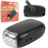 LED Flashlight Mini Crank With 3 Super Bright LEDs (HD0883)