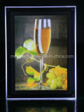 Super Slim LED Acrylic Table-Top Photo Frame Light Box (CST01-A4P-04)