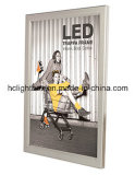 Edge Lit Slim Light Box with Aluminum Frame and Snap Open