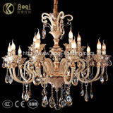 Luxury Glass Tube Crystal Chandelier for Indoor (AQ8042-10+5)