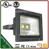UL Dlc CE RoHS Outdoor 100W LED Projector Light