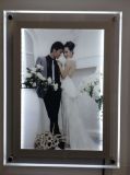 Crystal Frame Table Type Crystal LED Light Box for Wedding