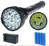 15PCS LED CREE U2 T6 18000lm 1500m18650 Rechargeable LED Flashlight