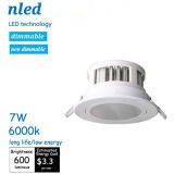 Long Life & Low Energy 7W LED Recessed Ceiling Light