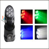 Mini 7*12W RGBWA LED Moving Head Wash Effect Lights