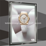 Wall Mounted LED Light Box with Watch Shop Display