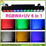2015 New Disco Bar Light RGBWA+UV 12PCS 6in1 LED Linear Bar Light