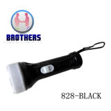 Plastic Outdoor Button Cell LED Flashlight (828)