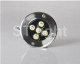 5W High Power Outdoor Waterproof Red LED Inground Light