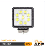 27W IP67 LED Work Light for off Road, Truck SUV Jeep ATV