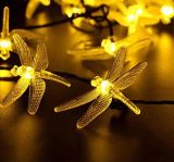 Warm White Dragonfly Solar LED String Light