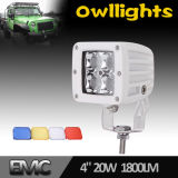 New Arrival ATV 4X4 off Road LED Super Brighter Flush Mount Cube 20W 4D Work Lights 12V 24V