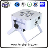 6 X 15W RGBWA 5in1 LED Flat PAR White Housing/ RGBWA LED PAR Light