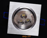 3W Square LED Ceiling Down Light 2 Year Warranty