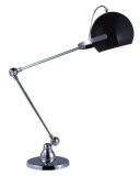 Modern Black Steel Table Lamp for Bedroom (MT6148A-B)